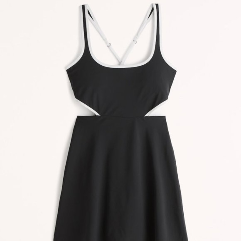 Abercrombie Side Cutout Traveler Mini Tennis Dress